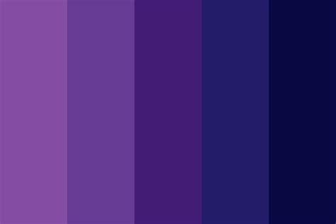 dark purple and navy blue